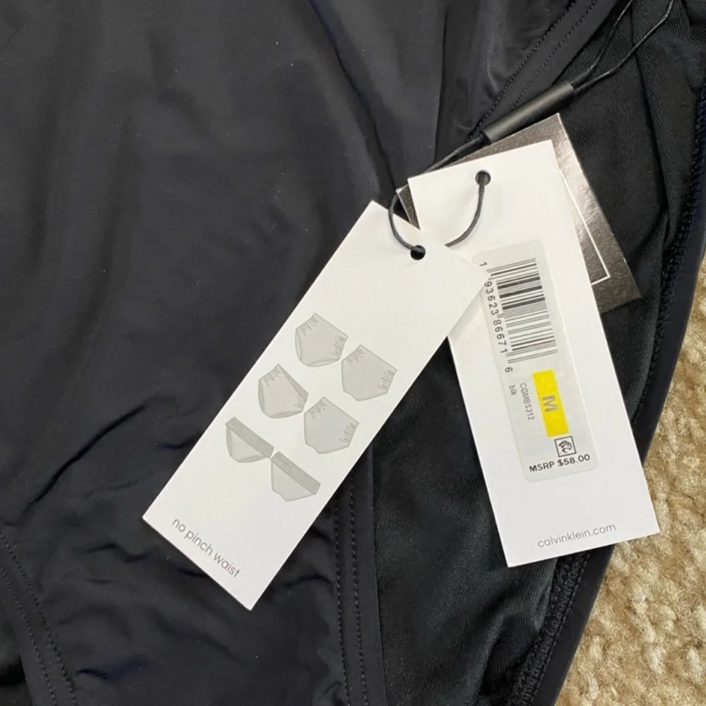 NWT Calvin Klein High Waist Bikini Bottom Size M - Picture 2 of 3